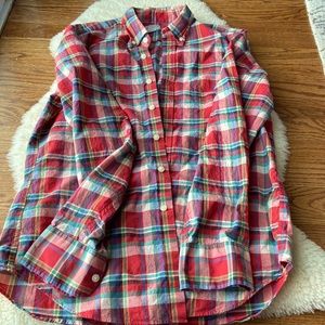 Summer plaid shirt
